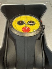 Official Ferrari genuine F1 crew wristwatch chronograph extremely rare with case