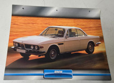 BMW 3,0 CSI CARTE FICHE