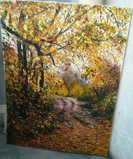 peinture toile automne Tableau