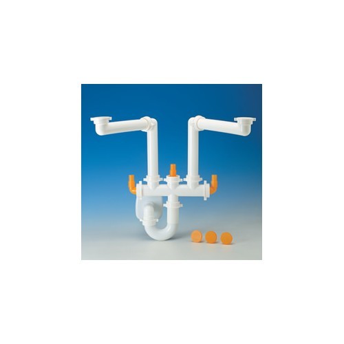 Siphon pour éviers bacs - pour, 2
