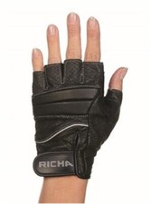 Richa Gants Pour Hommes Noir Cuir 5MI-100