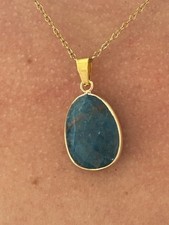 Collier en Apatite Facetté -