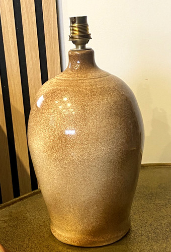 Pied lampe céramique sable - pied,