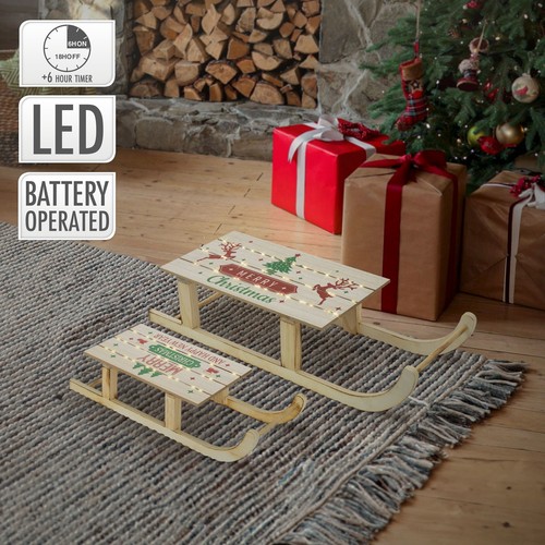 Luge décorative led en - luge,