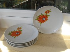 6 ASSIETTES à GÂTEAUX