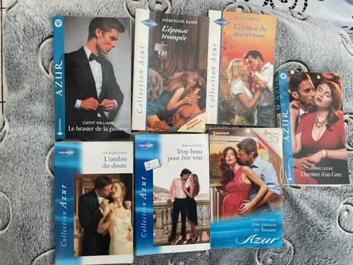 Lot livres harlequin - de,