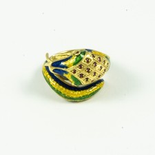 Bague "Serpent" pour femme en or jaune 18 carats