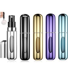 5 Bouteille Vaporisateur de Parfum de Voyage, Flacon parfum vide, Recharge pa...
