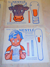 lot of 2 characters with Nestlé milk mounting system (ref 6)