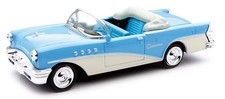 Voiture americaine Buick Century 1955 bleu interieur bleu 1/43ème