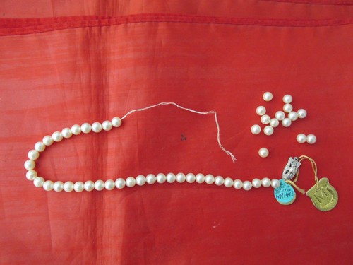 Mikimoto pearl necklace with - mikimoto,