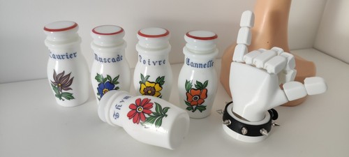 Pots épices opaline - à, en