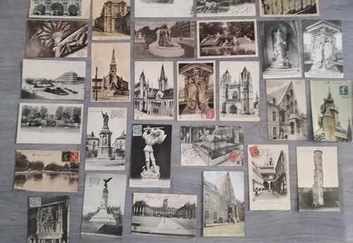 Lot cpa dijon cartes - 28,