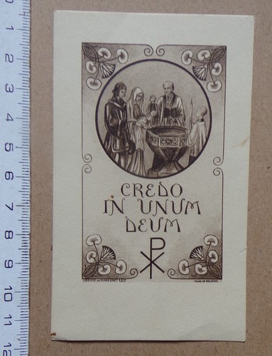 Image pieuse credo in unum - pieuse,