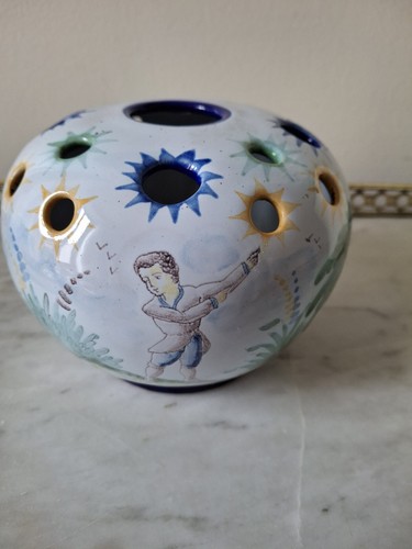 Vase pique fleurs faience de - vase,