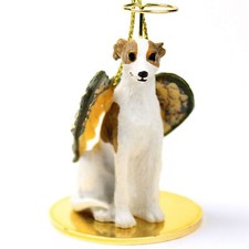 Figurine D'Ange Whippet Peinte