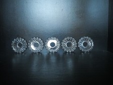 1 Bobèche Candle Holder Chandelier Sconce Crystal Molded Baccarat Bamboo