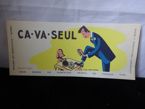 Buvard cirage ça seul - buvard, va
