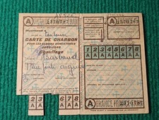 COAL CARD - HOUSEHOLD NEEDS - HEATING 1945-46