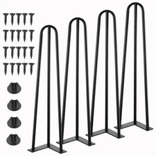 4PCS Pied de Table en Métal