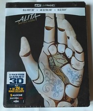 Alita: Battle Angel - Steelbook Neuf - 4k Ultra HD + Blu-ray 3D + Blu-ray 
