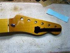 74 Telecaster custom hand made neck 3 bolts with decal