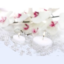 Guirlande de perles blanche x