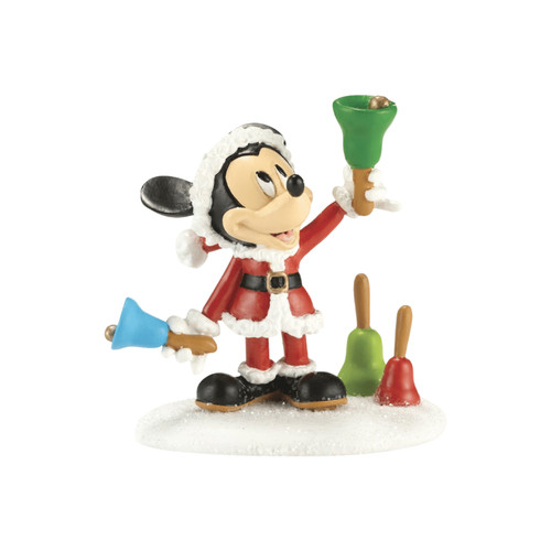Figurine mickey cloches noël - mickey,