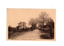 Postcard postcard 17 Charente Maritime: Burie, Le Treuil, crossing station
