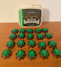 Softspikes Black Widow 20 Pieces Golf Cleats Shoes Sports Outdoors Turf