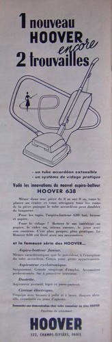 Publicité hoover 638 - publicitÉ,