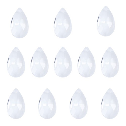 Pcs crystal drops lustre - 12,