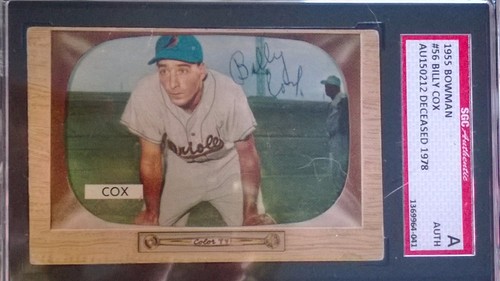 Billy cox signed - billy,