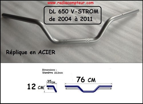 Guidon 650 dl650 vstrom - dl650,