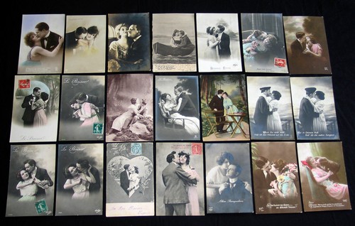 Cpa 1910 baiser - 21,