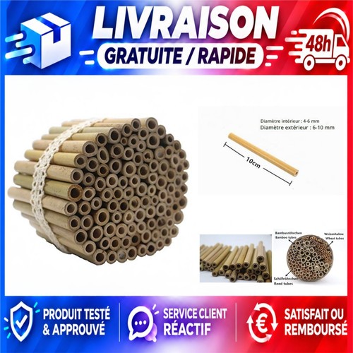 Tubes bambou pour hôtel - , à