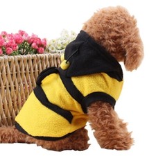 Donc Mignon Abeille Costume Animal Chiot Vêtements Manteau Polaire Chien Chat