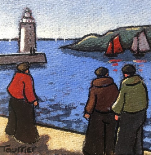 Tableau marins quai - marins,