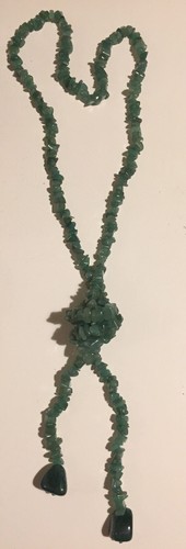 Long collier nouer jade - long,