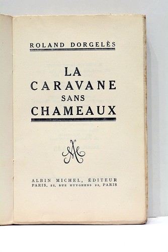 Dorgelès caravane sans - la,