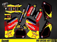 Kit Déco Moto pour / Mx Decal Kit for Suzuki RM 125 / 250 - Makita