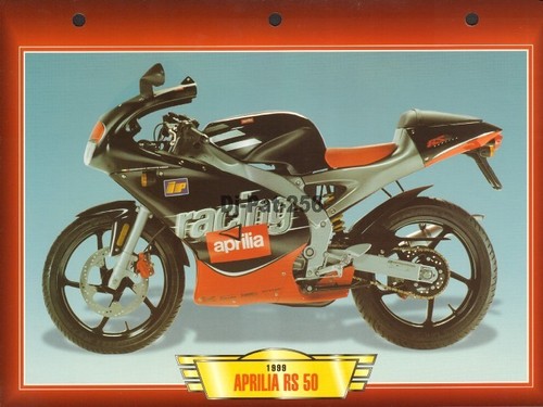 Fiche moto aprilia - aprilia, rs