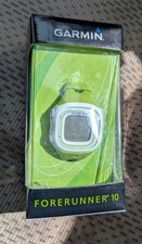 Garmin Forerunner 10 GPS Running Watch – Green/White – Tested & Working Complete