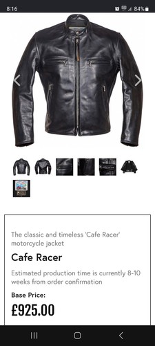 Aero leather cafe racer - aero,
