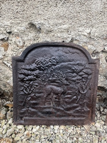 Ancienne plaque cheminee - plaque,