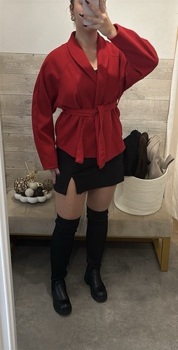 Manteau femme rouge - , court