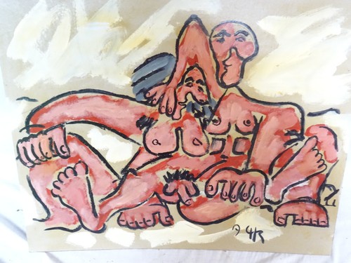 Peinture ancienne huile sur - peinture,
