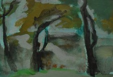 Irène Darras (1923-2001) (72) - Painting - Landscape