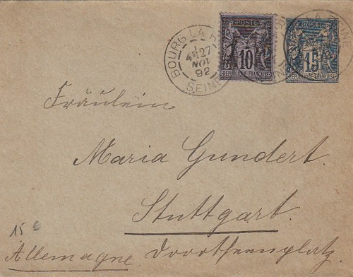 Lettre cover france entier - lettre/cover,