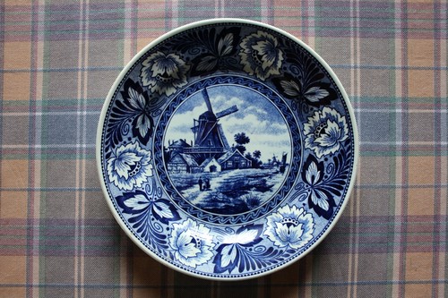 Assiette faience delft - en,